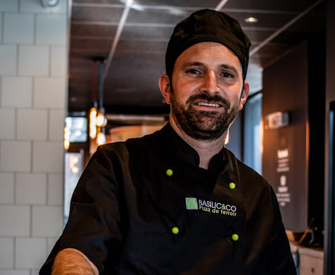 Photo de Baptiste Vallée, franchisé historique Basilic and Co