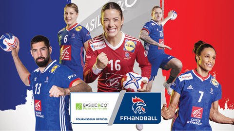 Photo de Basilic & Co fournisseur officiel de la Fédération française de handball