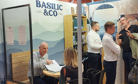 Stand Basilic & Co au Forum de la Franchise à Lyon en 2022
