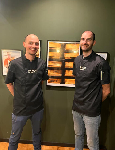 Clément et Pierre-Jean Tronel - franchisés Basilic & Co Oullins 